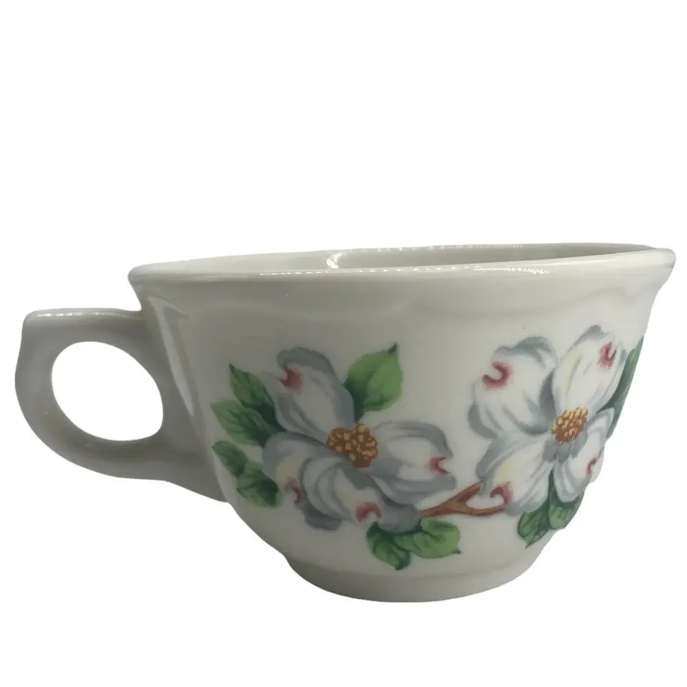 Vintage SYRACUSE China Dogwood Pattern Coffee Cup
